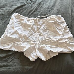 Women's White linen  Shorts